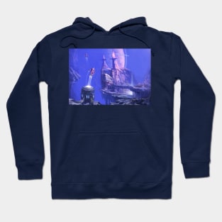 View of Pluto from Charon Hoodie